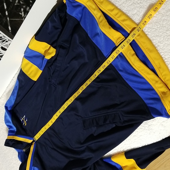 Vintage Nike Spellout Men's Sweater Top / Sz M / Dark blue, medium blue,… - Picture 15 of 17